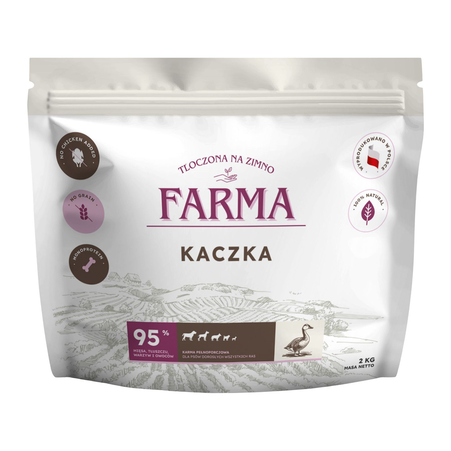 Farma Tłoczona na Zimno Kaczka 2kg