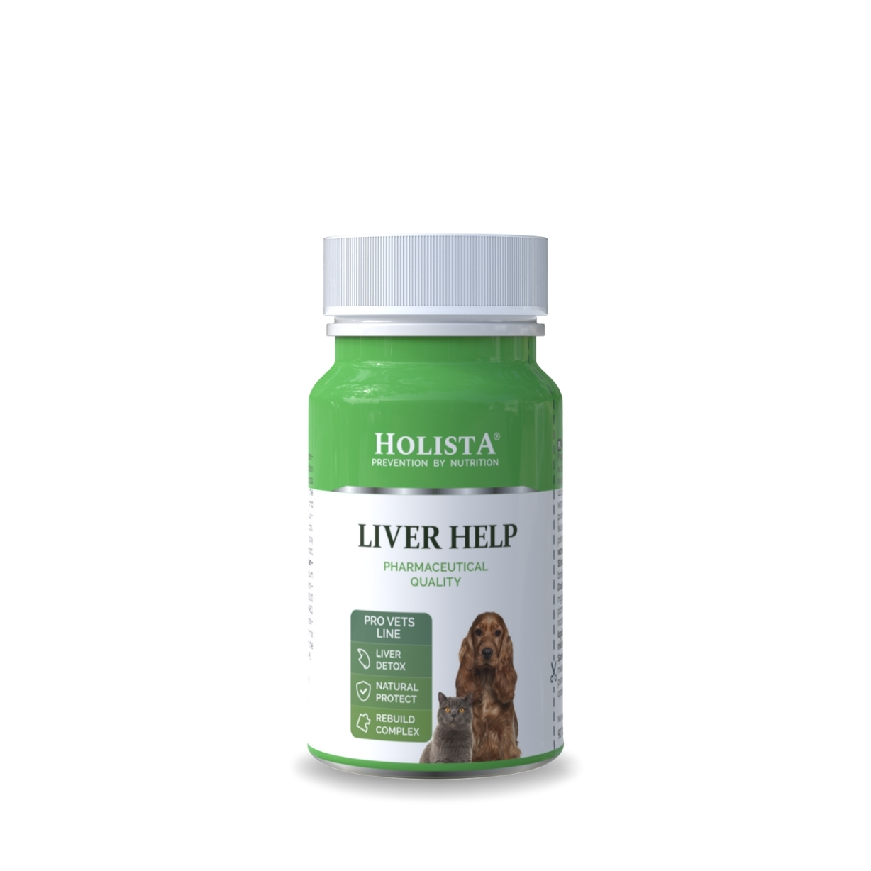 Holista Liver Help – wsparcie wątroby dla psa i kota, 90 tabletek