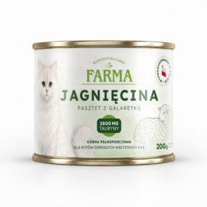 Farma Jagnięcina – karma mokra dla kota, 200 g