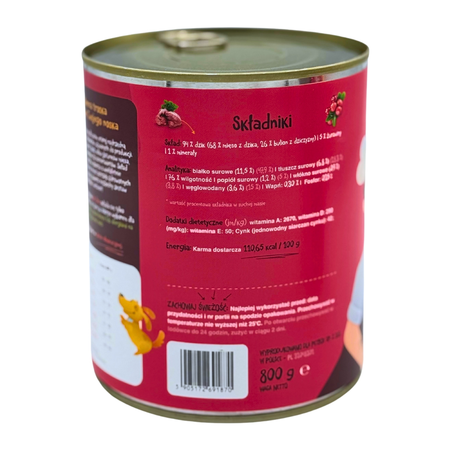 Mr. Bro Dzik z Żurawiną 800g
