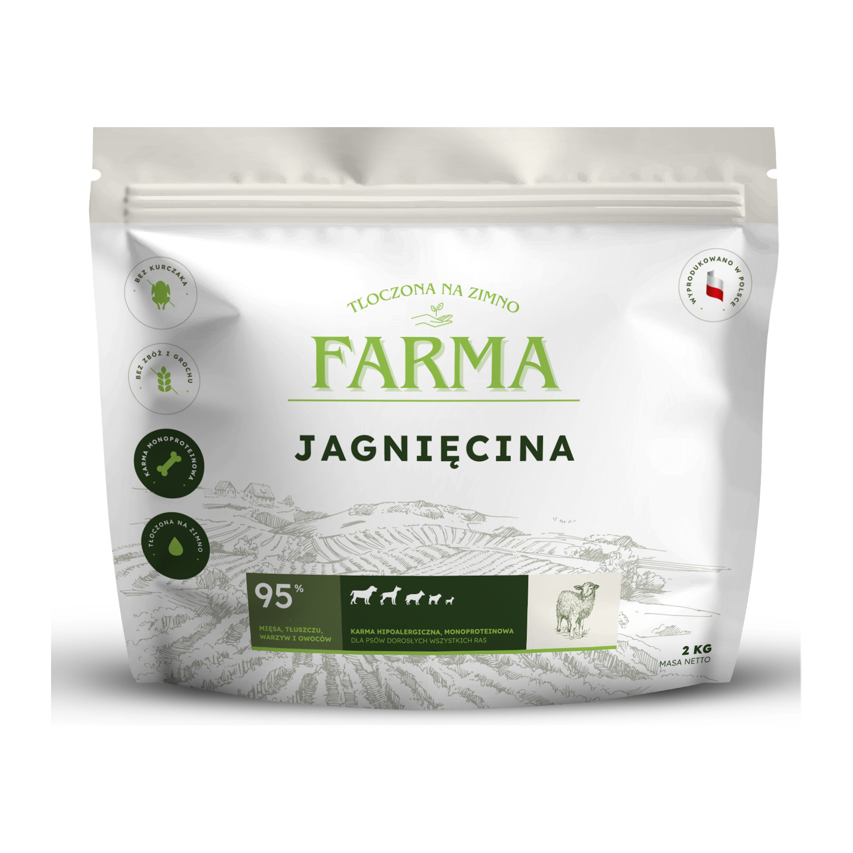 Farma Tłoczona na Zimno Jagnięcina 2kg