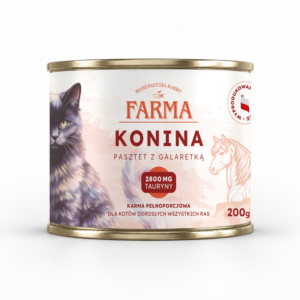 Farma Konina – karma mokra dla kota, 200 g